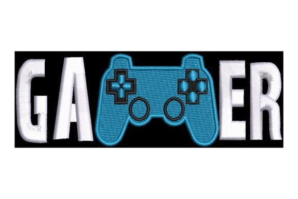 Gamer Text with Controller