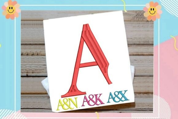Letter a Split Monogram Logo
