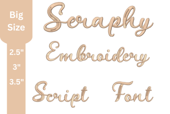 Seraphy Font Embroidery Review